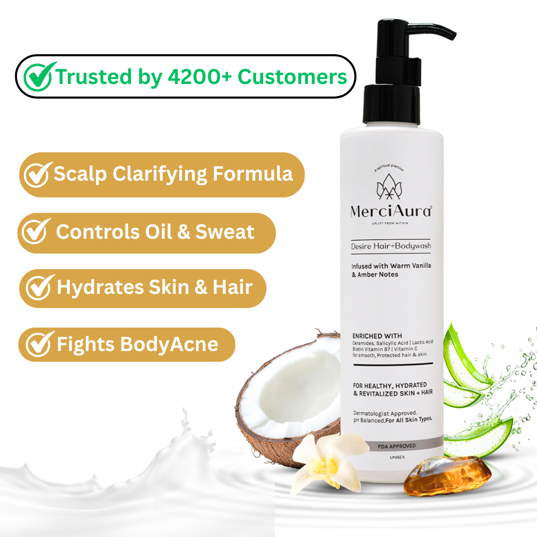 Desire Hair & Body Wash – (300 ml)