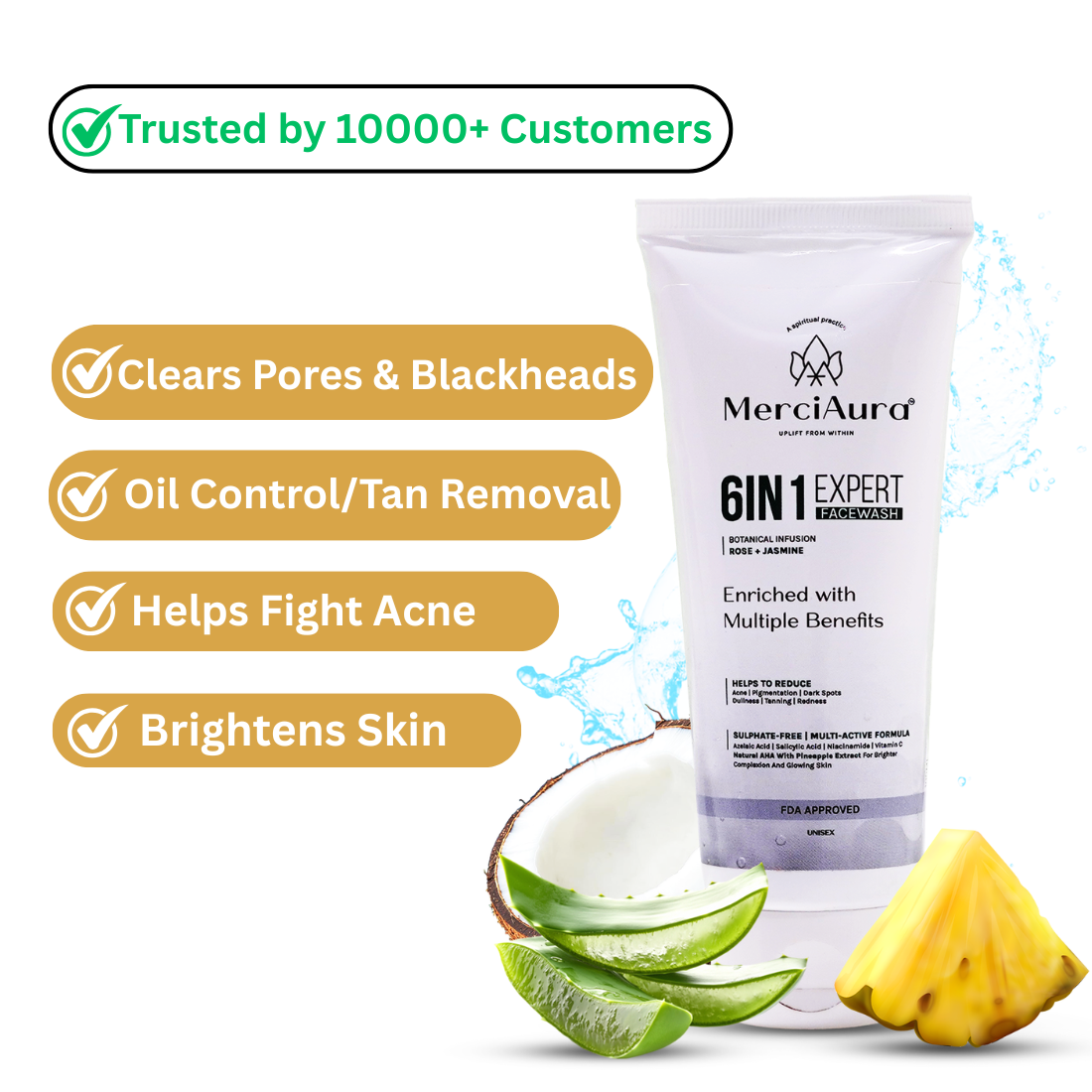 6IN1 Expert Facewash -  (100ml)