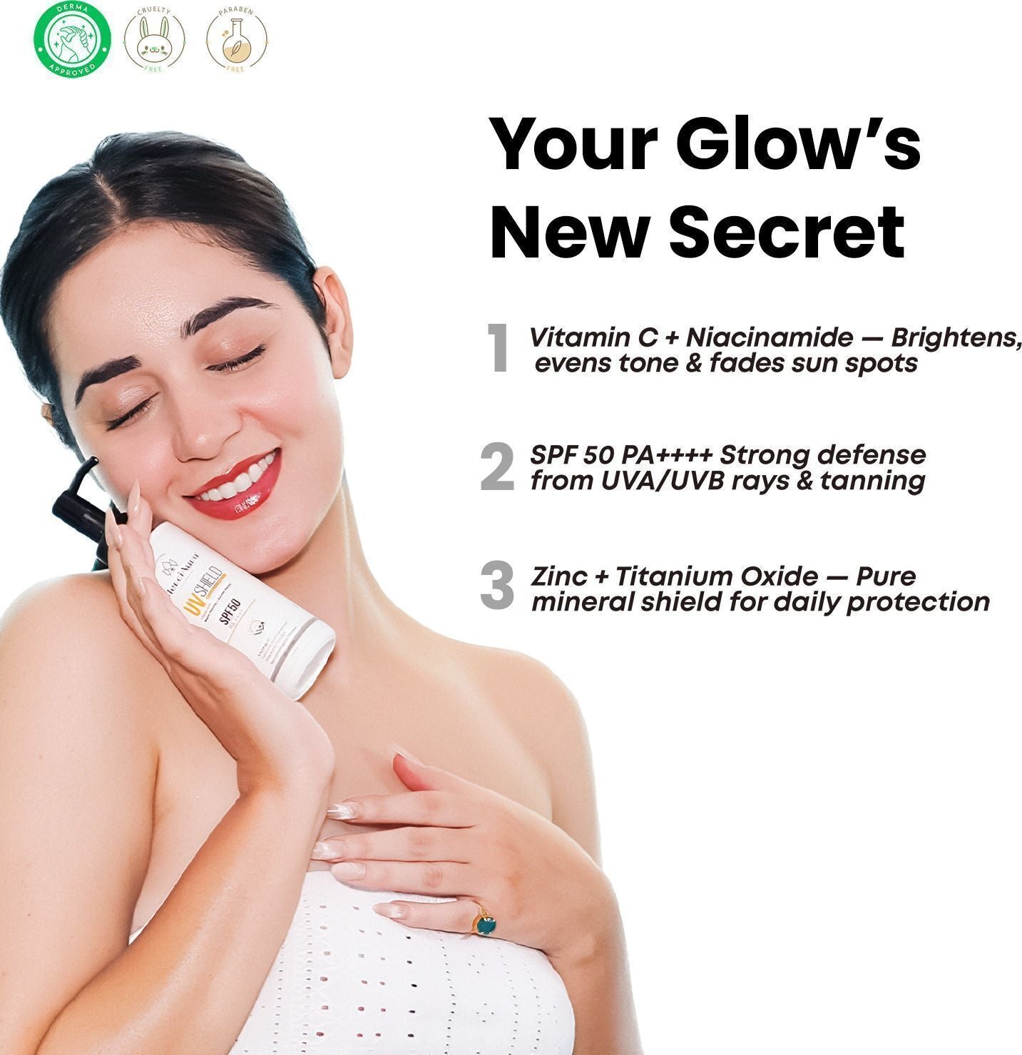 UV Shield Body Lotion SPF 50 PA++++ (Pack of 1)