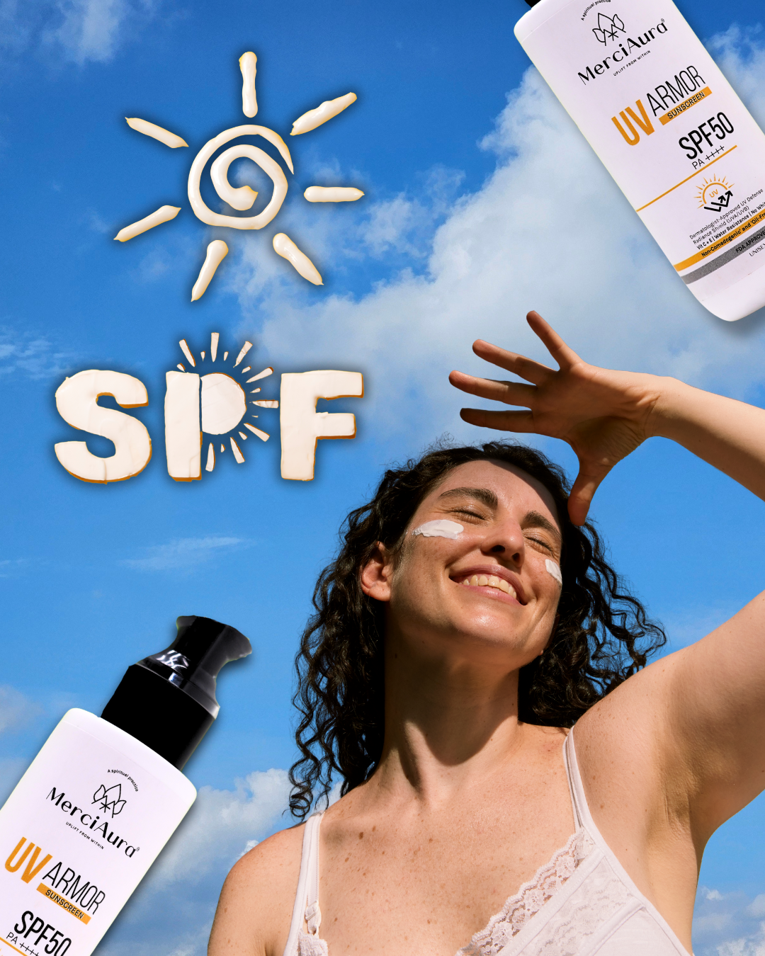 UV Armor Sunscreen SPF 50 PA++++ 100ml bottle