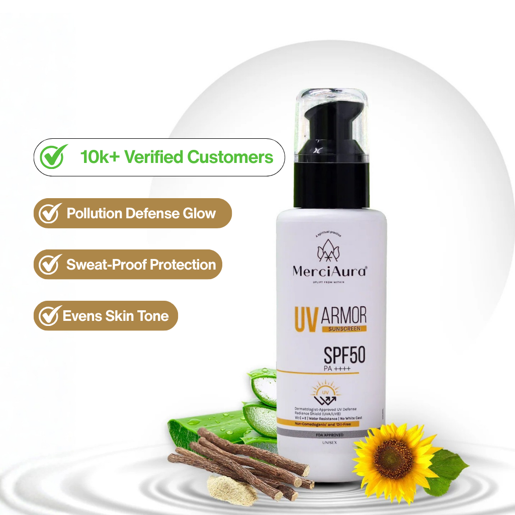 UV Armor Sunscreen SPF 50 PA++++ 100ml bottle