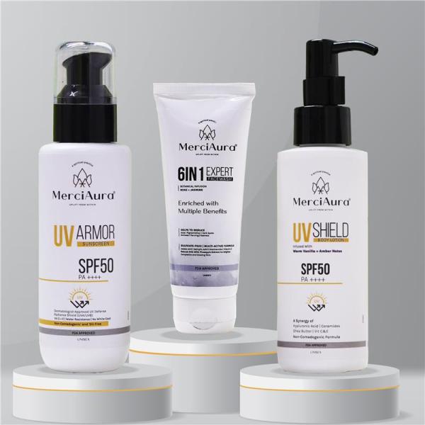 Merciaura SunProof Glow Set
