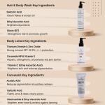 6 in 1 Expert Face Wash + Desire Hair & Body Wash + UV Shield Body Lotion SPF 50 PA++++