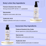 UV Shield Body Lotion SPF 50 PA++++ & UV Armor Sunscreen SPF 50 PA++++